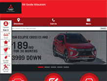 Tablet Screenshot of billseidlemitsubishi.com